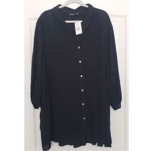 Evans Island Breeze Tunic‎ Size 30/32 Lightweight Casual Beachy Resort Coverup